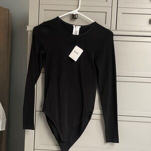 Wolford NWT Black Long-Sleeve Bodysuit